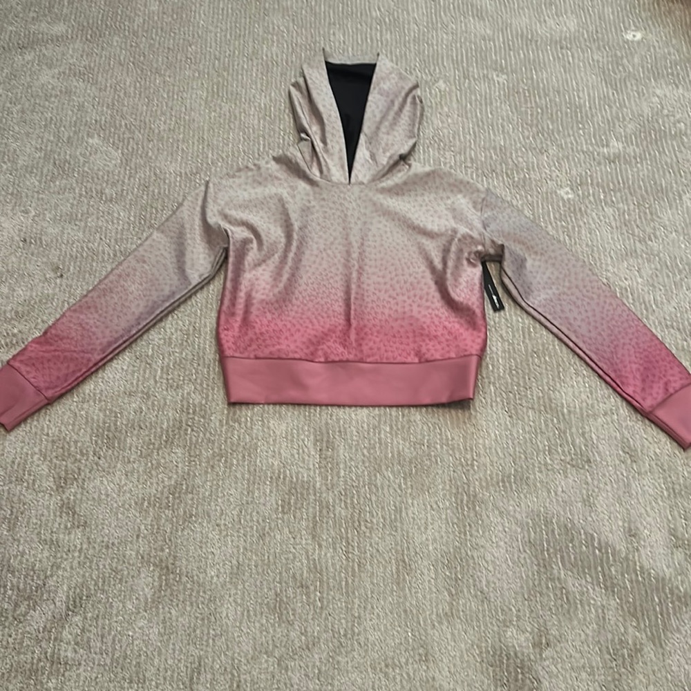 Pink and white ultracor hoodie